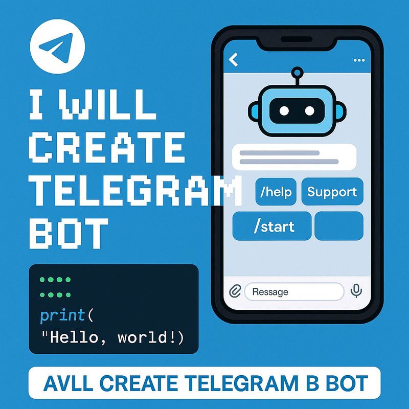 Telegram bot yaratib yani dasturlab beramiz!