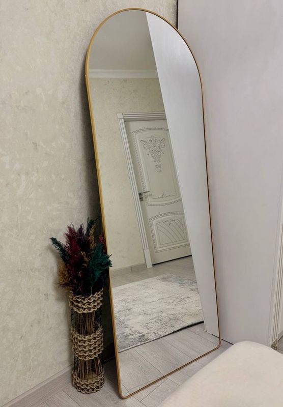 Напольное зеркало 170×65 см — Золотая рама