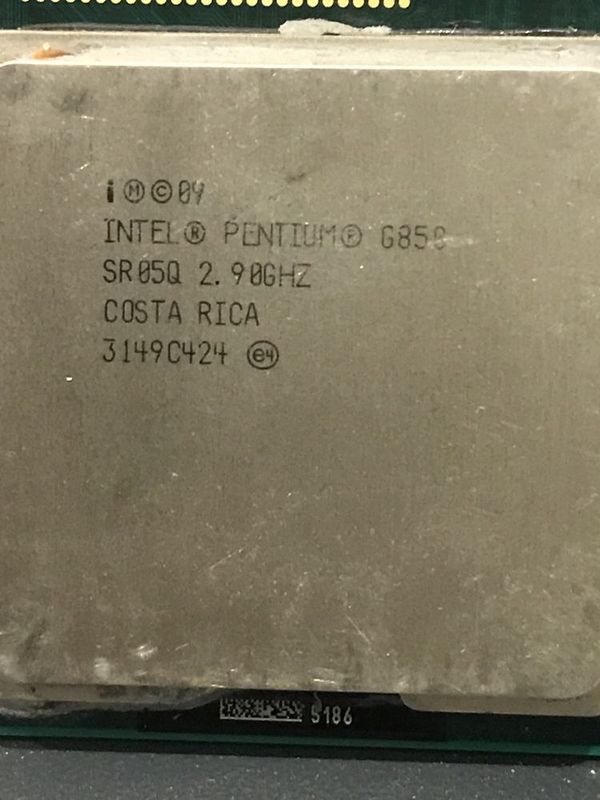 Pentium G850 tosh protsessor Pentium G850 tosh protsessor