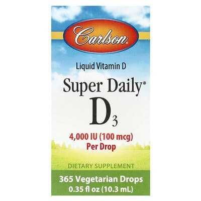 Super Daily D3 4000 Carlson 10.3ml