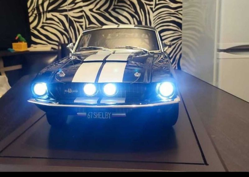 Ford Mustang GT 500 Shelby cobra модель машины 1.8 от deagostini