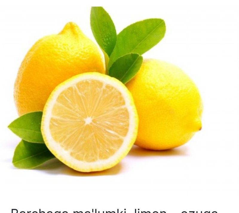 Limon daraxtidan uzib yeb koʻring 30,000 optim