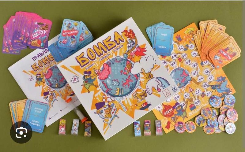Настольная игра "Бомба" на объяснение слов Настольная игра "Бомба" на объяснение слов