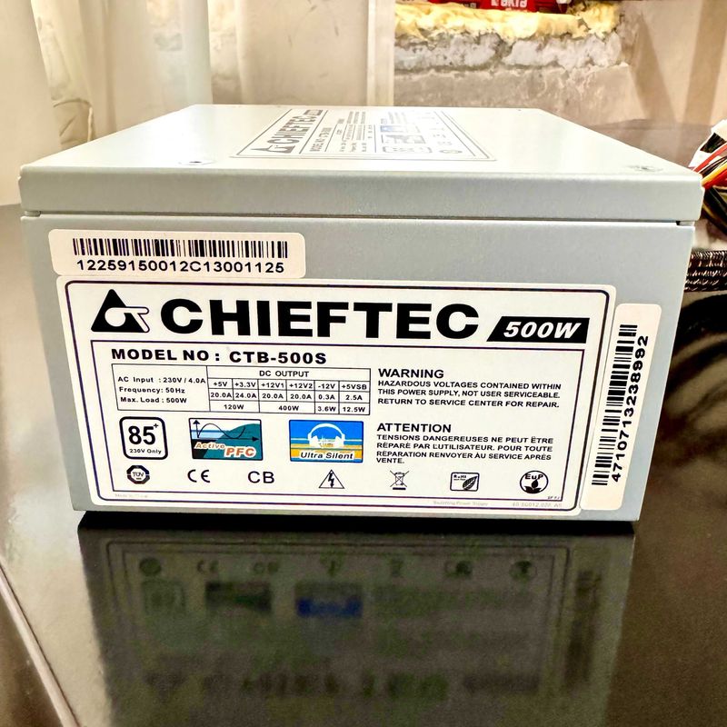 Блок питания Chieftec 500W 80 PLUS Bronze Блок питания Chieftec 500W 80 PLUS Bronze