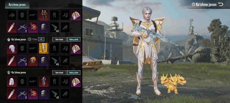 Accaunt pubgm qiziqanlar uchun