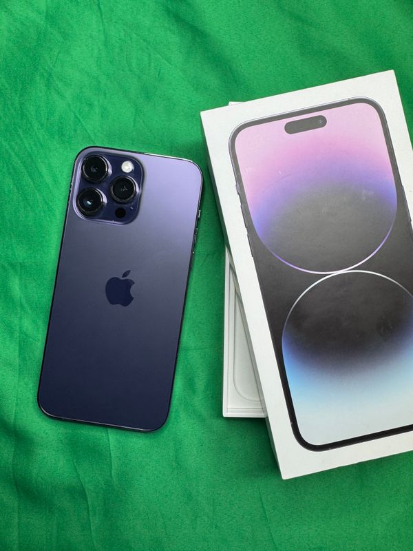 iPhone 14 ProMax 128gb Pruple Akk: 95% Kelwamiz iPhone 14 ProMax 128gb Pruple Akk: 95% Kelwamiz