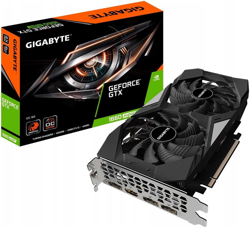 видеокарта gigabyte gtx 1660 super 6gb 2x ventus