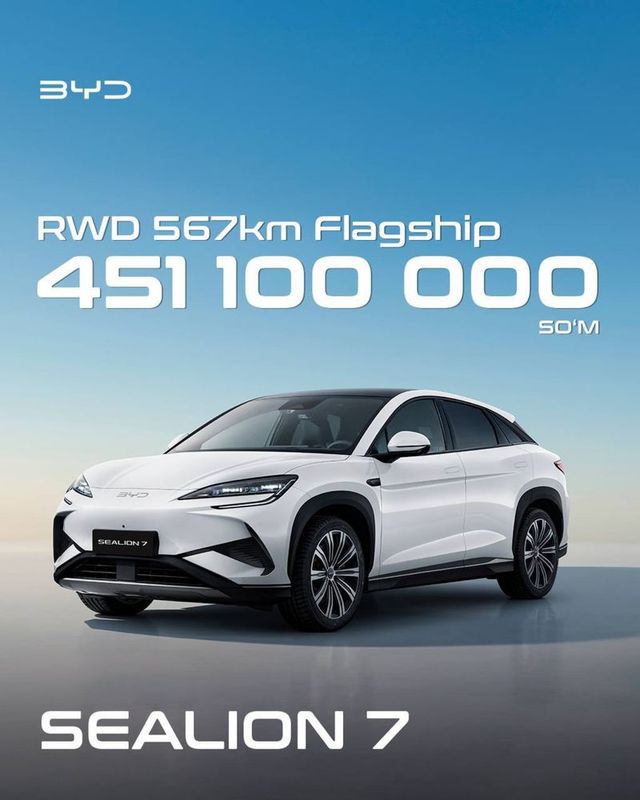 BYD SEELIONE 07 rasmiy salonda garantiyali BYD SEELIONE 07 rasmiy salonda garantiyali