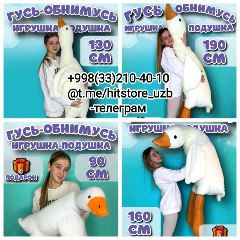 Игрушки Гусь обнимусь.Кукла Реборн.Подарки