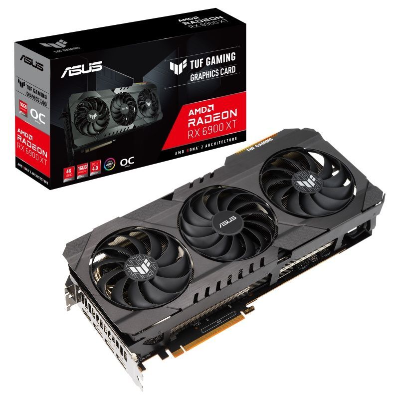 Видеокарта ASUS TUF Gaming RX 6900 XT 16G Видеокарта ASUS TUF Gaming RX 6900 XT 16G