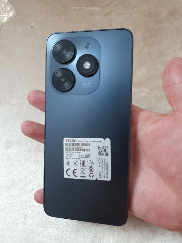 Srochna sotiladi Tecno Spark Go 2024 4/64Gb Orginal Xolati Yaxshi zor Srochna sotiladi Tecno Spark Go 2024 4/64Gb Orginal Xolati Yaxshi zor