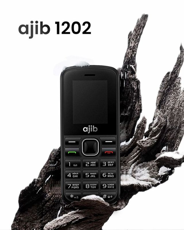 Кнопочный телефон Ajib 1202 (Garantya 100%) (24/7 Aloqadamiz)