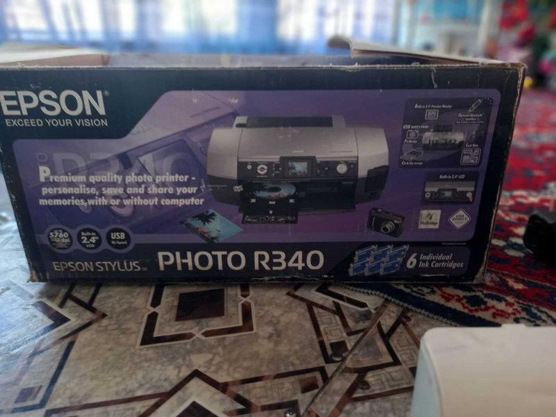 Принтер струйный Epson Stylus Photo R340, цветн., A4