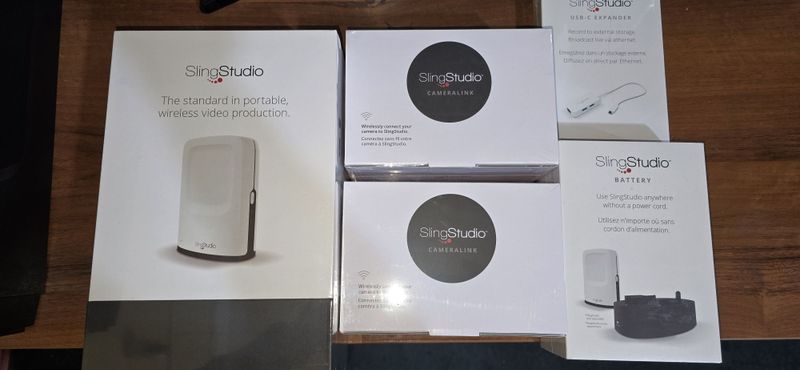 Sling studio hub 1 battery 1 camera link 2