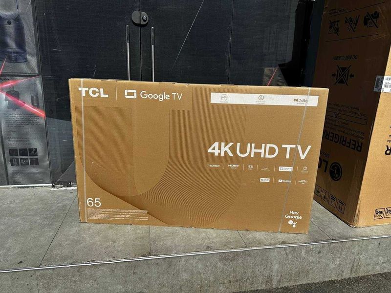 Телевизор TCL 65/75 4K HDR Google TV первый руками доставка бесплатно