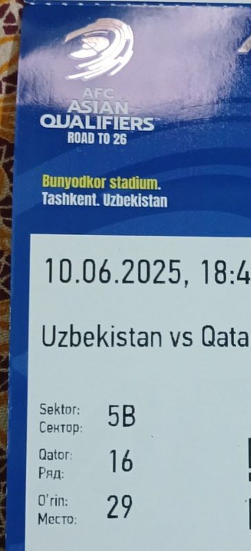 Futbolga bilet sotiladi Futbolga bilet sotiladi