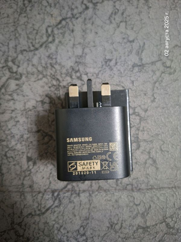 Samsung qurilmalari uchun 25W PD Blok pitaniya