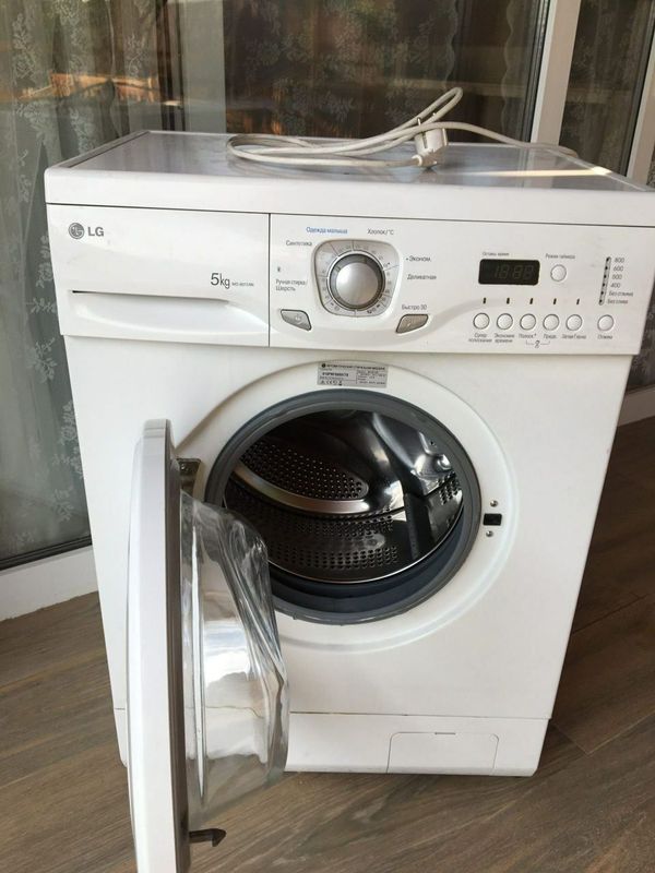 Чисто корейская без дефекта Lg 5kg не раз не ремонтирвалась
