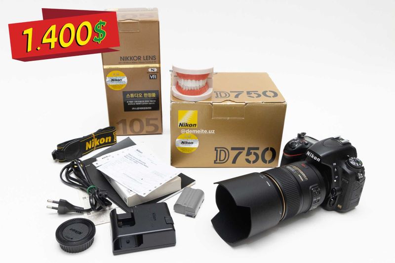 Nikon 750D Body + Nikon 105mm Micro AF-S VR f2.8G IF-ED Nikon 750D Body + Nikon 105mm Micro AF-S VR f2.8G IF-ED