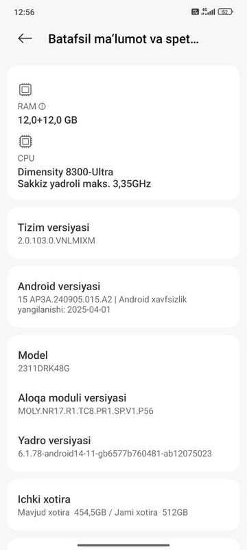 Poco X6 Pro 5G 12/512