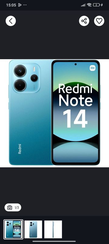 REDMI NOTE 14 PRO 6/128 Holati ideal korobka yoq