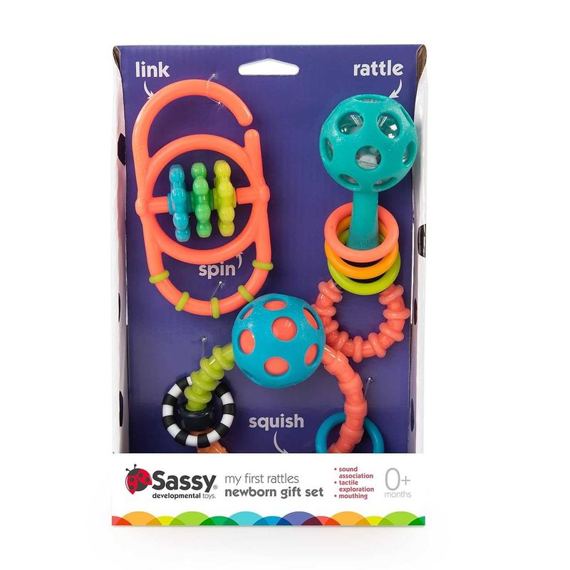 Игрушечный набор Sassy Newborn Gift Set (возраст - С рождения) Игрушечный набор Sassy Newborn Gift Set (возраст - С рождения)