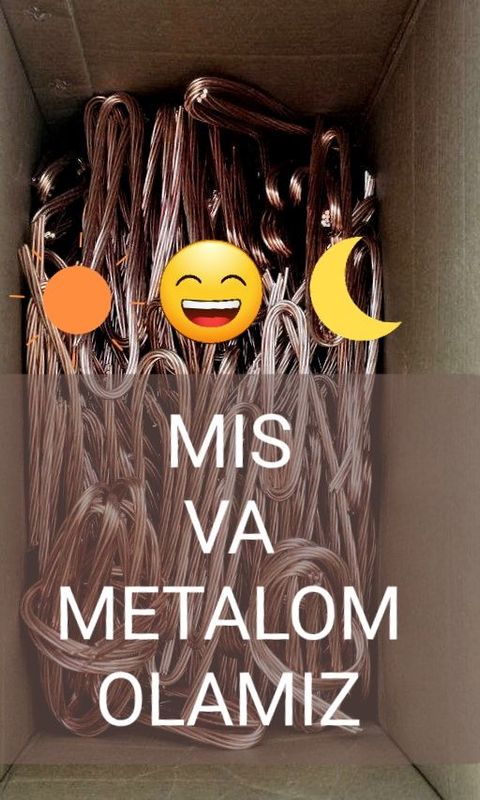 Metallom metalom bulsa olamiz