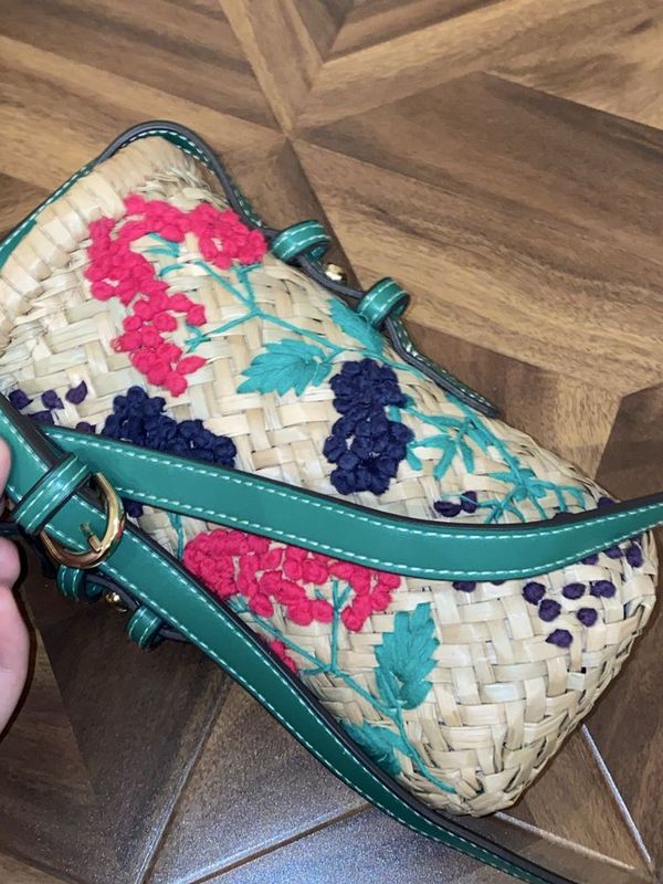Сумка ZARA из солома, плетёная