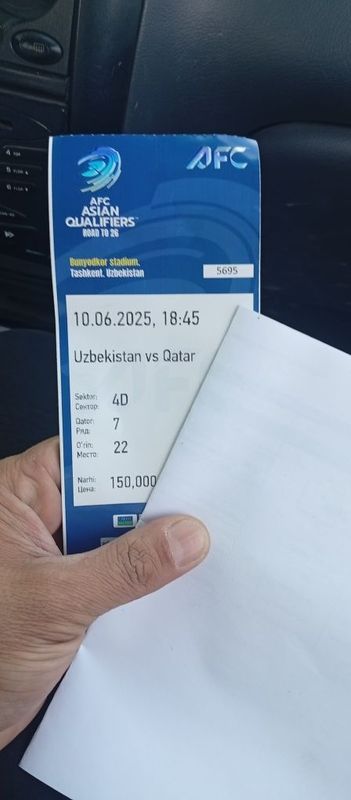 Билет иккита енма ен шерикларимизни иши чикиб колди шунга сотилвоти Билет иккита енма ен шерикларимизни иши чикиб колди шунга сотилвоти