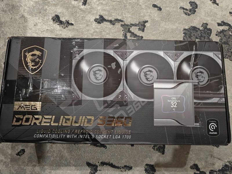 Водяное охлаждение MSI MEG CORELIQUID S360 Водяное охлаждение MSI MEG CORELIQUID S360
