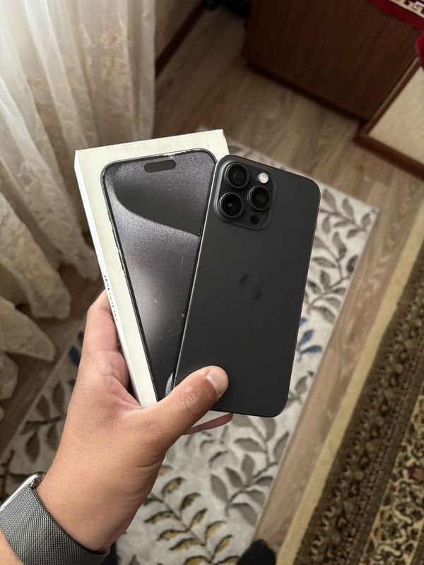 Iphone 15 pro max 256 Gb 82% karopka dakument holati yaxshi Iphone 15 pro max 256 Gb 82% karopka dakument holati yaxshi