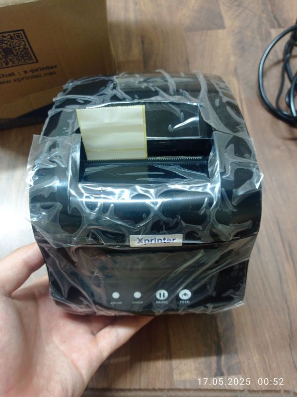 Термопринтер Xprinter XP-365B для чеков и этикеток Термопринтер Xprinter XP-365B для чеков и этикеток