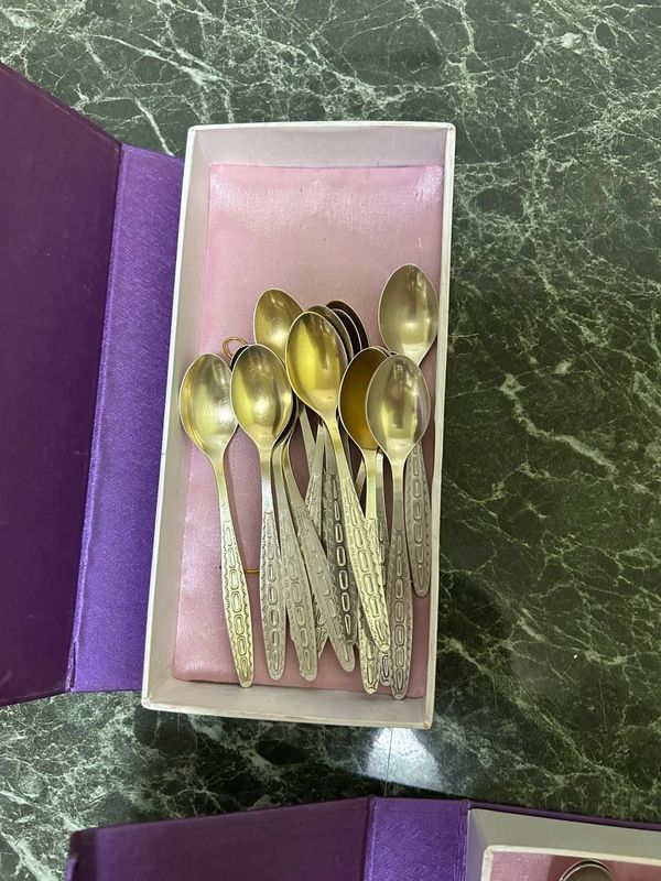 Чайные мельхиоровые ложки Чайные мельхиоровые ложки