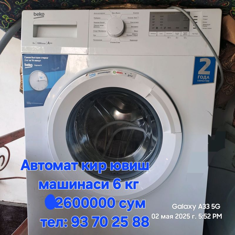 Avtomat kir yuvish mashinasi Avtomat kir yuvish mashinasi