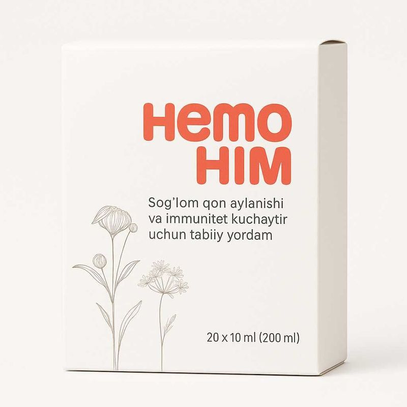 HemoHIM – Sog‘lom qon aylanishi va immunitet kuchaytiruvchi HemoHIM – Sog‘lom qon aylanishi va immunitet kuchaytiruvchi