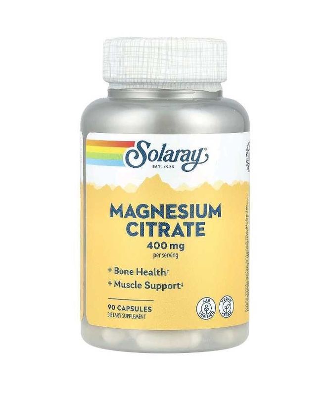Solaray Magnesium Citrate – 400 мг Solaray Magnesium Citrate – 400 мг