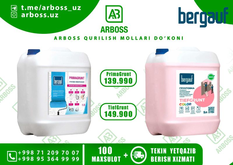 PrimaGrunt & TiefGrunt BERGAUF Gruntovka (5 L) PrimaGrunt & TiefGrunt BERGAUF Gruntovka (5 L)