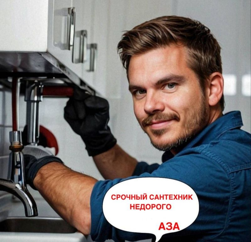 Сантехник. Услуги сантехника. Устранение засоров.