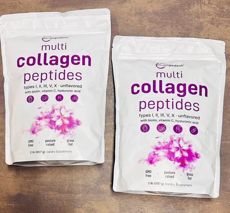 Multi Collagen Peptides,5 xil,biotin,vitamin c,