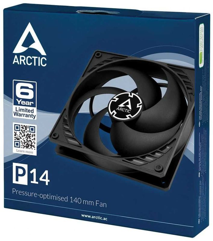 Вентилятор для корпуса Arctic P14 black/black