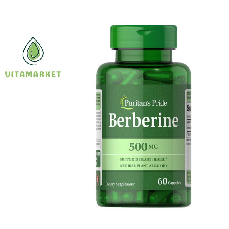 Puritan's pride Berberine 500 mg 60 veg cap/ Берберин Puritan's pride Berberine 500 mg 60 veg cap/ Берберин