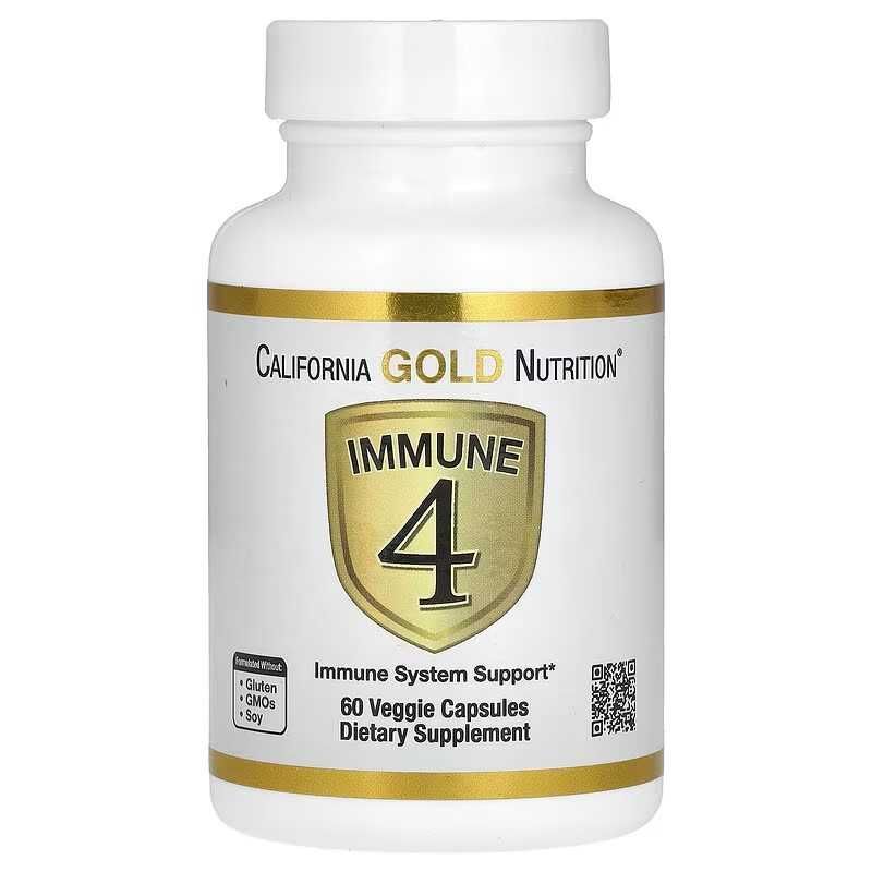 California Gold Nutrition, Immune 4 средство для укрепления иммунитета