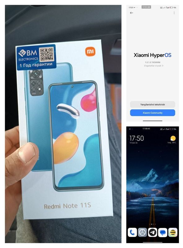 Redmi note 11S 8/128gb yili 2023 sotiladi