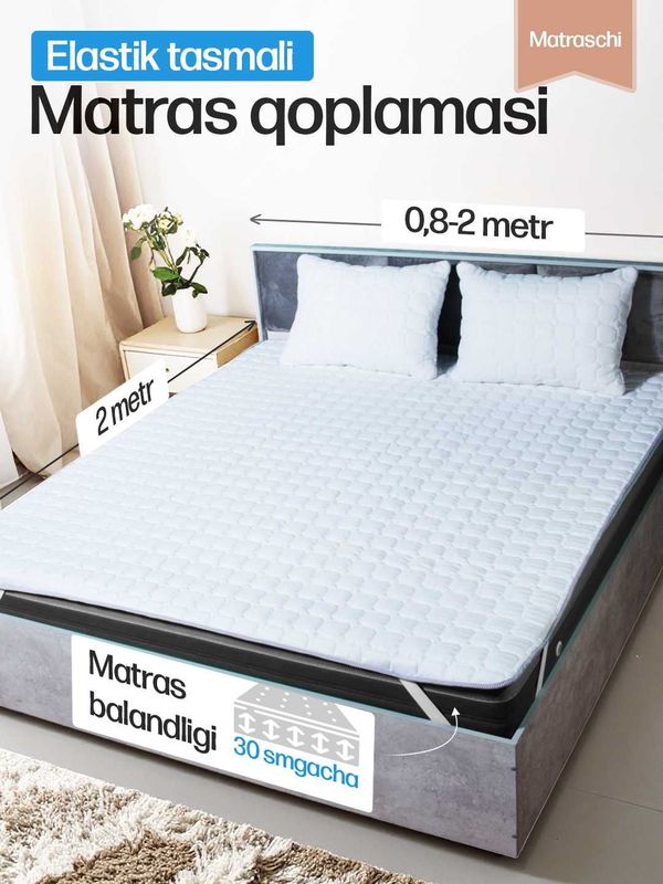 Наматрасник на резинке Наматрасник на резинке