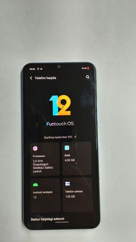 Vivo Y31 telifon sotiladi Vivo Y31 telifon sotiladi
