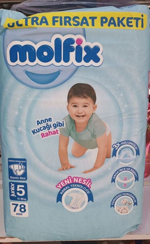 Molfix 5 pampera Molfix 5 pampera