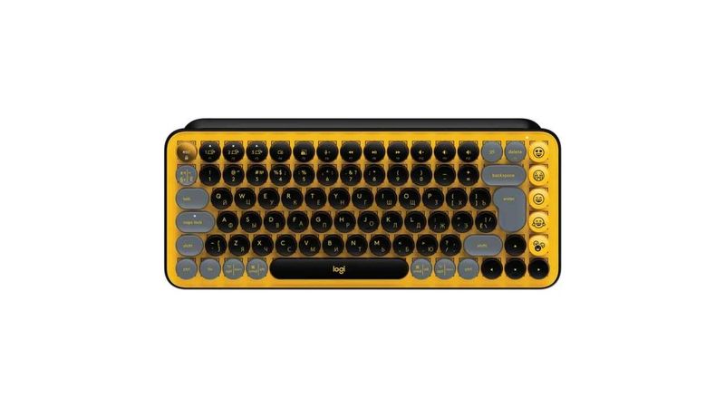Logitech POP KEYS Wireless Mechanical Keyboard with Customizable Emoj