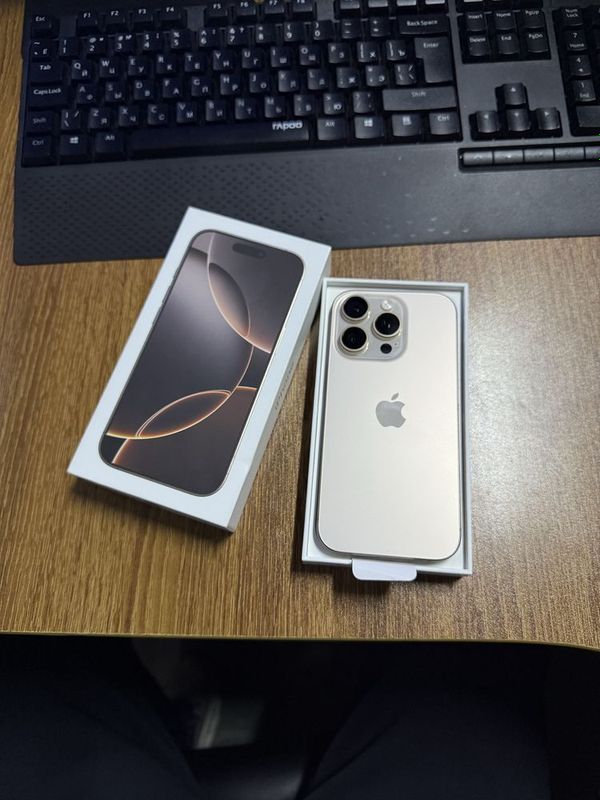 iPhone 16 Pro 128 GB dual sim 100% yomkost