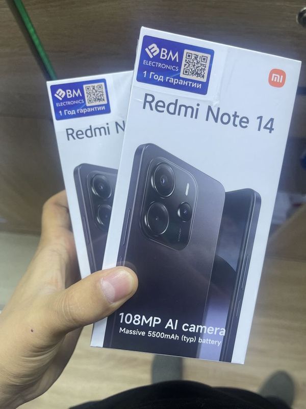 Redmi Note 14 8/256 Gb 1 yil Kafolat
