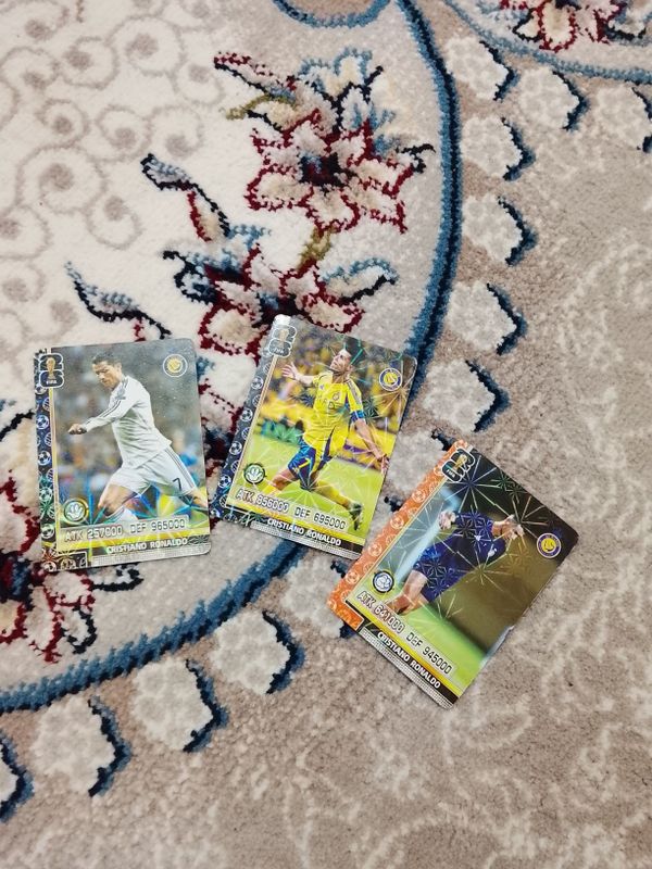 3 ta CRISTIANO RONALDO kalektsya cartalari